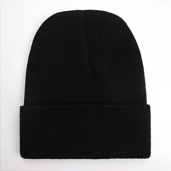 Unisex Beanie Winter Knit Cap – Soft Warm Acrylic Hat for Men & Women