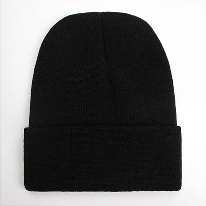 Unisex Beanie Winter Knit Cap – Soft Warm Acrylic Hat for Men & Women