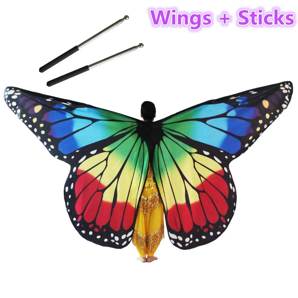 Butterfly Dance Wings for Kids & Adults – Belly Dance Costume