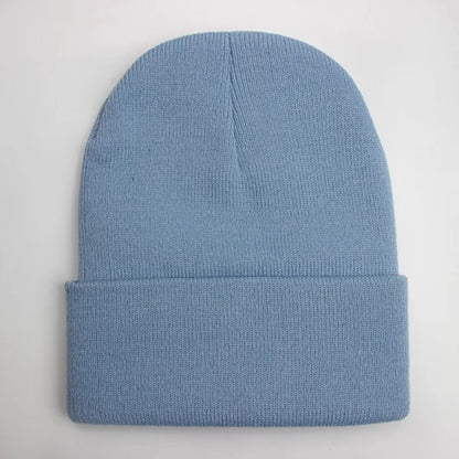 Unisex Beanie Winter Knit Cap – Soft Warm Acrylic Hat for Men & Women