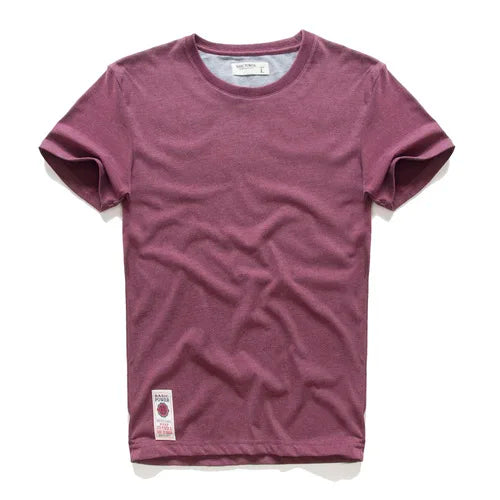 Men's T-Shirts Cotton Short Sleeve Casual O-Neck