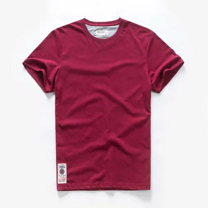 Men's T-Shirts Cotton Short Sleeve Casual O-Neck
