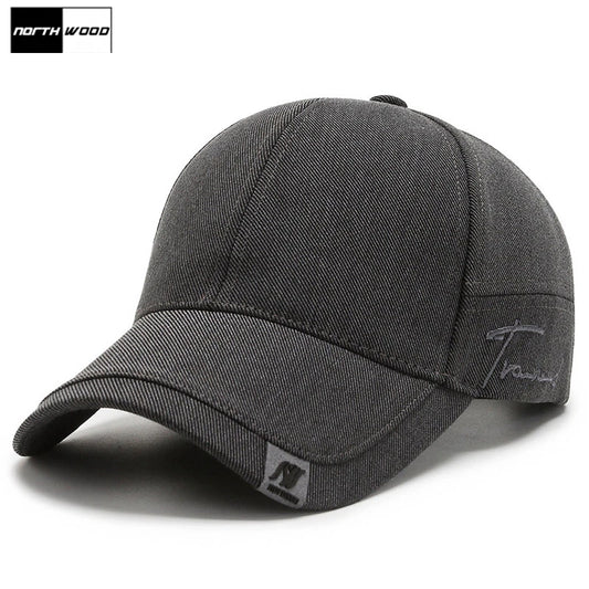 Men's Baseball Cap Adjustable Cotton Trucker Hat