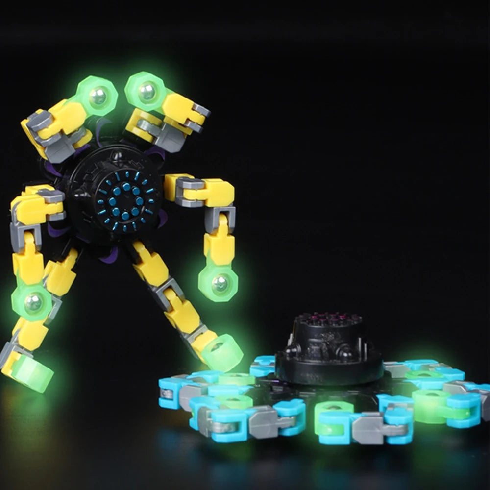 Fidget Spinner Deformable Sensory Toy for Kids and Adults