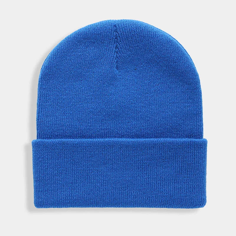 Unisex Beanie Winter Knit Cap – Soft Warm Acrylic Hat for Men & Women