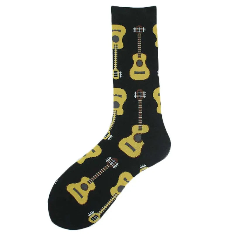 Men's Funny Socks, Novelty Cotton Crew Socks, Crazy Designs