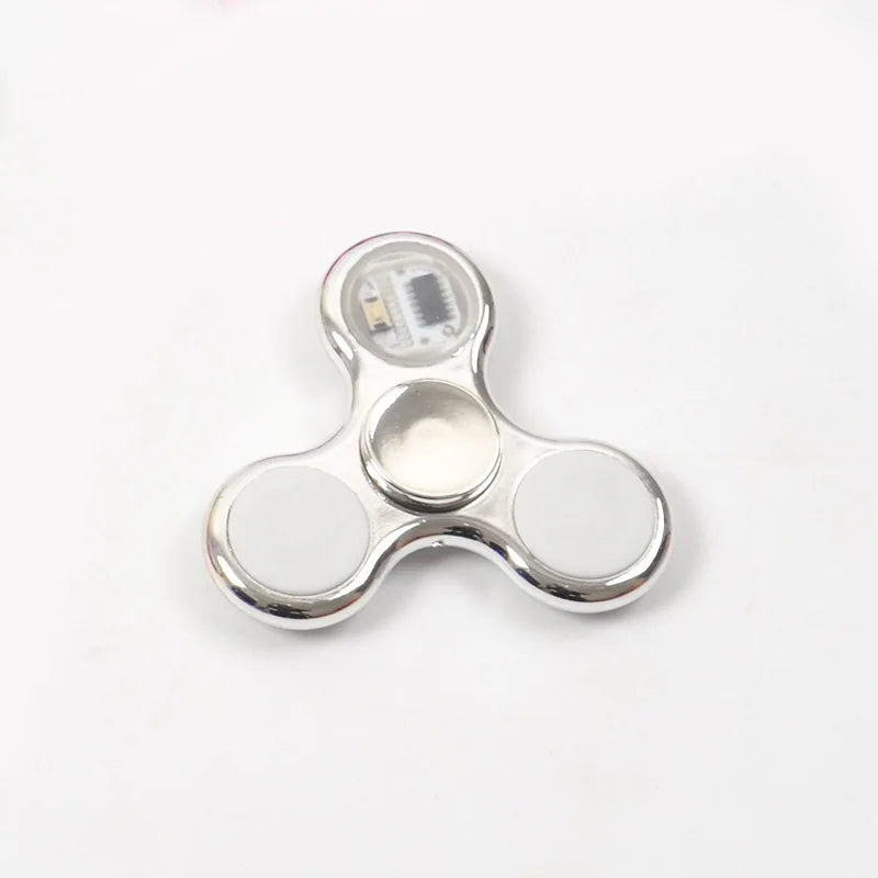 LED Fidget Spinner Light Up Glow in the Dark Stress Relief Toy