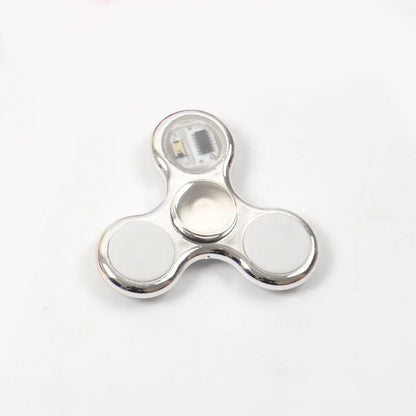 LED Fidget Spinner Light Up Glow Toy for Kids & Adults