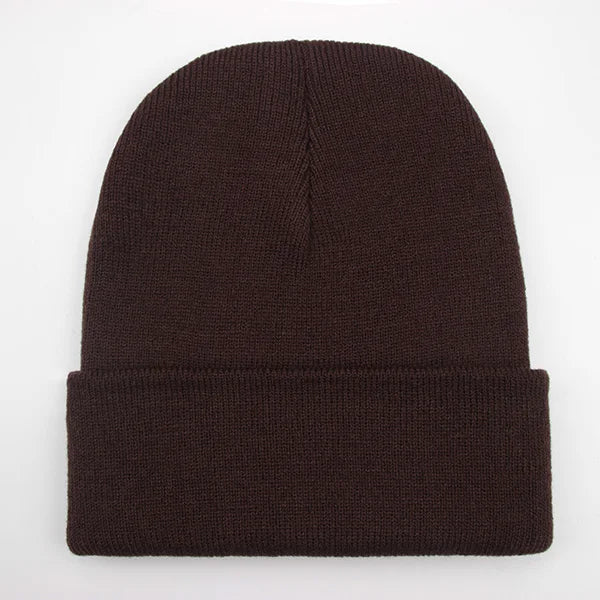 Unisex Beanie Winter Knit Cap – Soft Warm Acrylic Hat for Men & Women