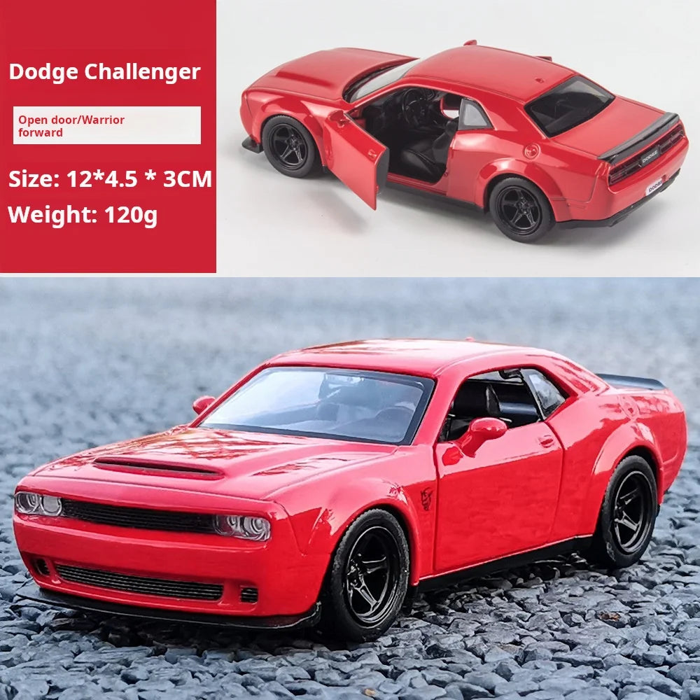1:32 Diecast Car Model – Pull-Back Sports Car with Lights & Sound