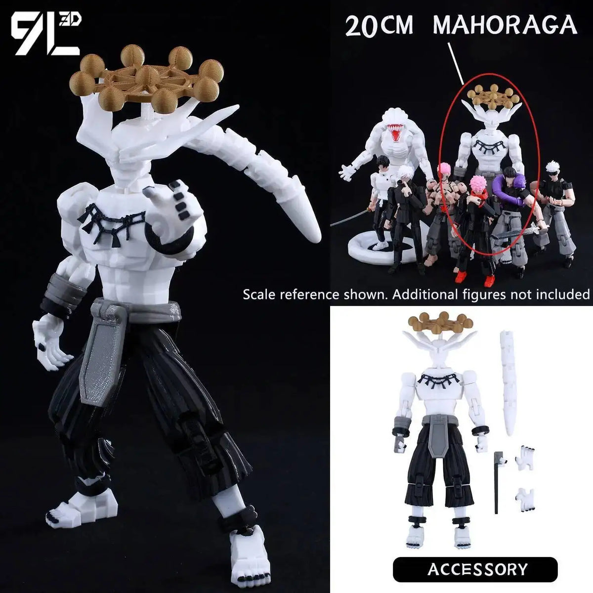 Poseable Action Figure 14cm 3D Printed Collectible Model