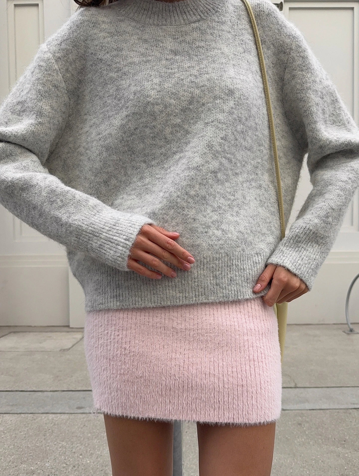 Women's Knit Sweater Oversized O-Neck Warm Winter Pullover