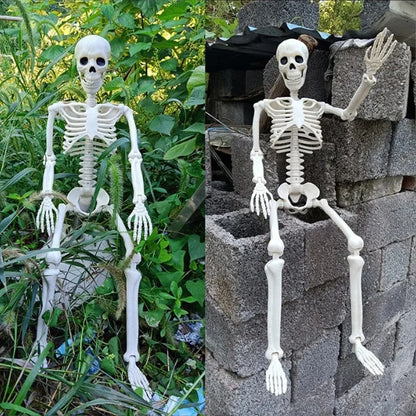 Halloween Skeleton Decoration Plastic Prop for Haunted House Party