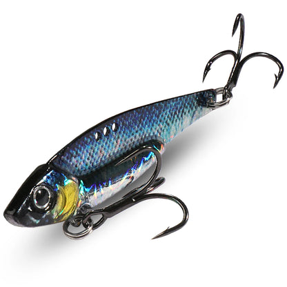 Vibration Fishing Lure Sinking Blade Bait with Treble Hook