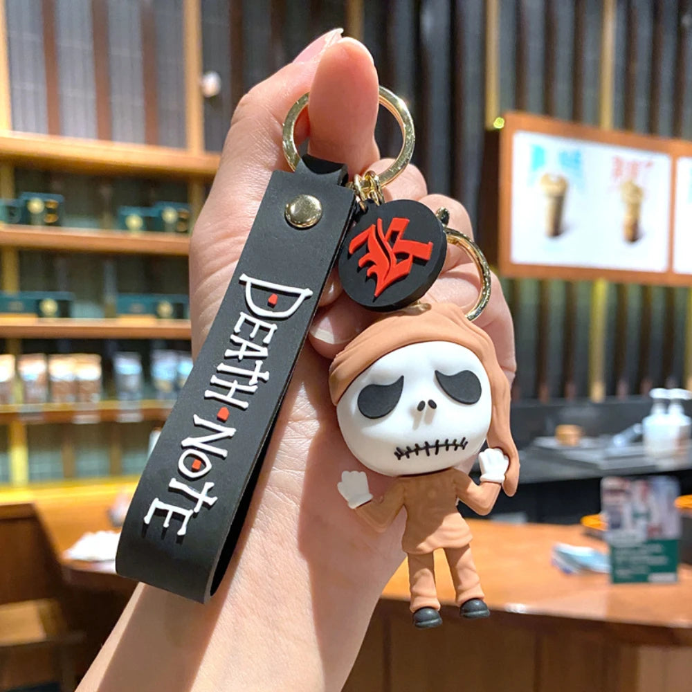 Halloween Keychain Silicone Cartoon Pendant for Backpack and Keys