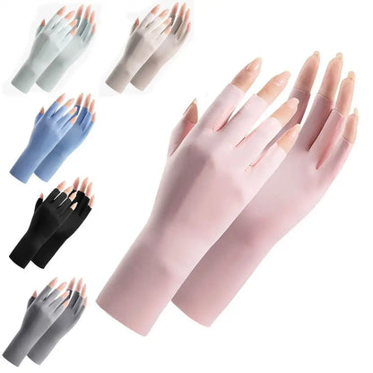 UV Nail Gloves Fingerless UV Protection for Gel Nail Art