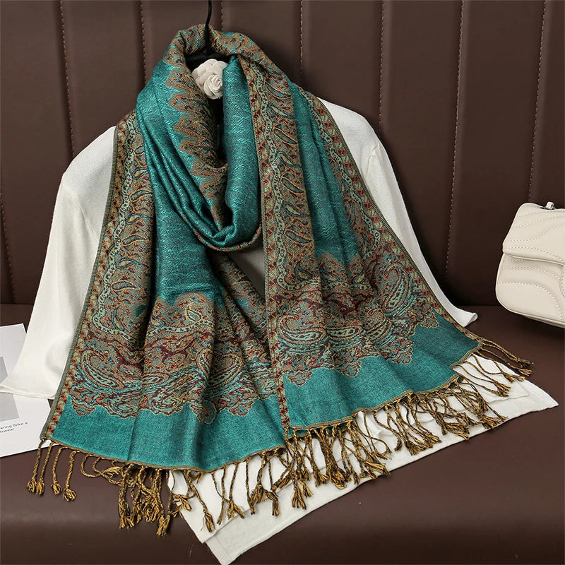 Women's Winter Scarf, Soft Pashmina Shawl Wrap