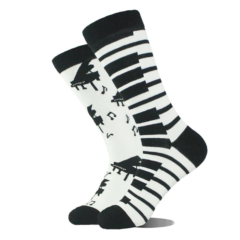 Funny Men's Socks Cotton Novelty Crew Socks Unisex