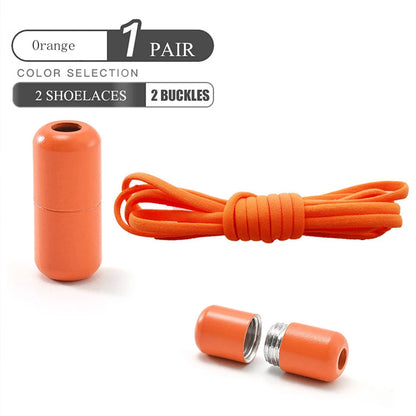 No Tie Shoelaces Elastic Quick Lock Laces for Kids & Adults