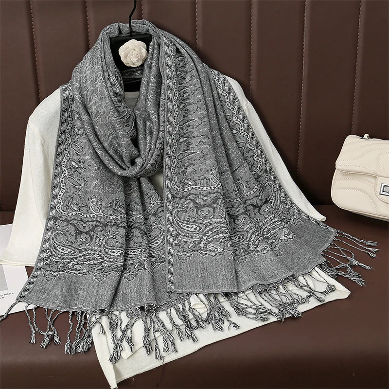 Women's Winter Scarf, Soft Pashmina Shawl Wrap
