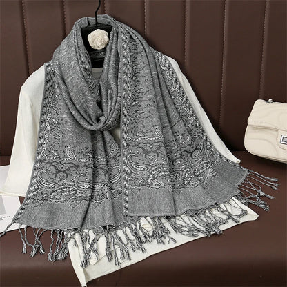 Women's Winter Scarf, Soft Pashmina Shawl Wrap
