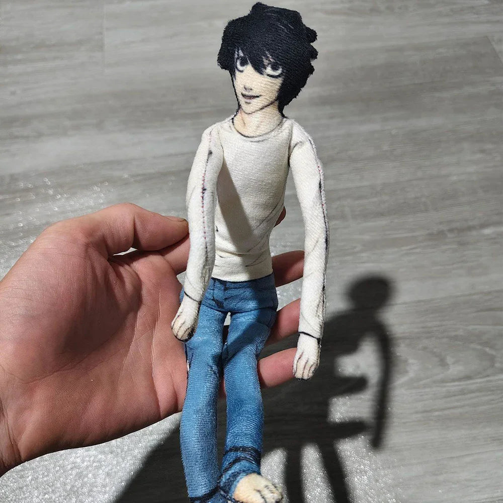 Anime Plush Doll 28cm Posable Stuffed Doll for Room Decor