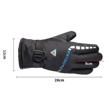 Winter Cycling Gloves Waterproof Warm Anti-Slip Riding Gloves
