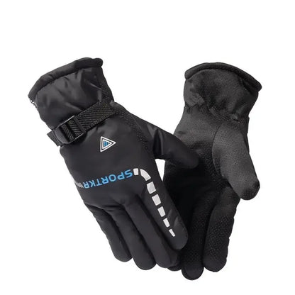 Winter Cycling Gloves Waterproof Warm Anti-Slip Riding Gloves