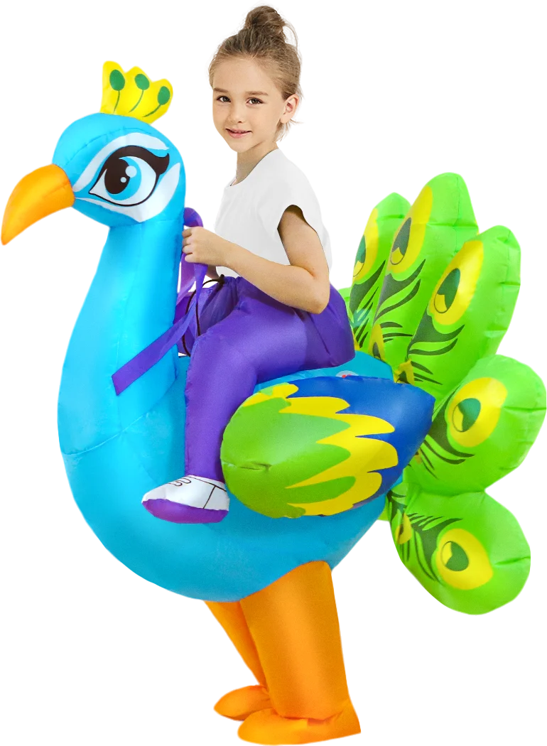 Kids Inflatable Dinosaur Costume – Halloween Party Dress-Up