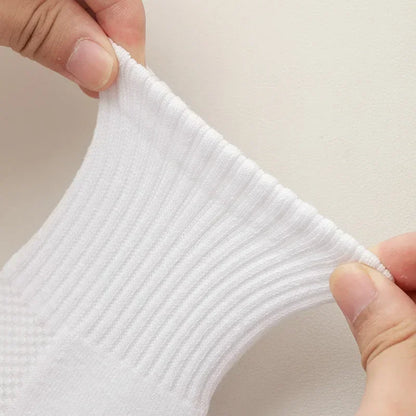 Men's Cotton Sports Socks Thick Cushioned Basketball 10-Pair