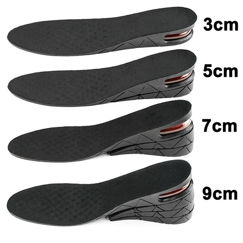 Height Increase Insoles Adjustable Elevator Shoe Lifts 3-9cm
