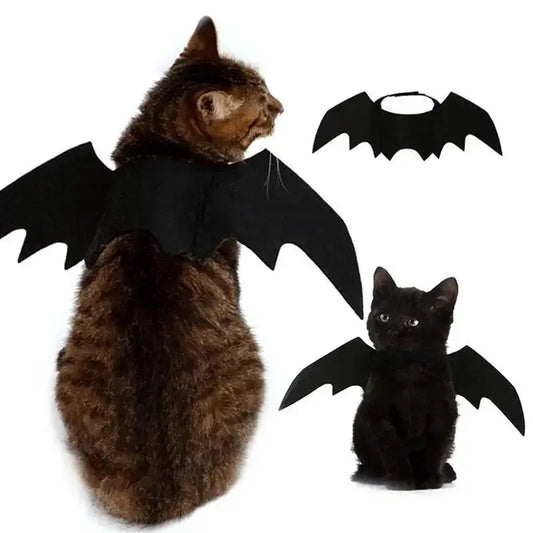 Cat Bat Wings Costume, Black Halloween Cosplay Accessory