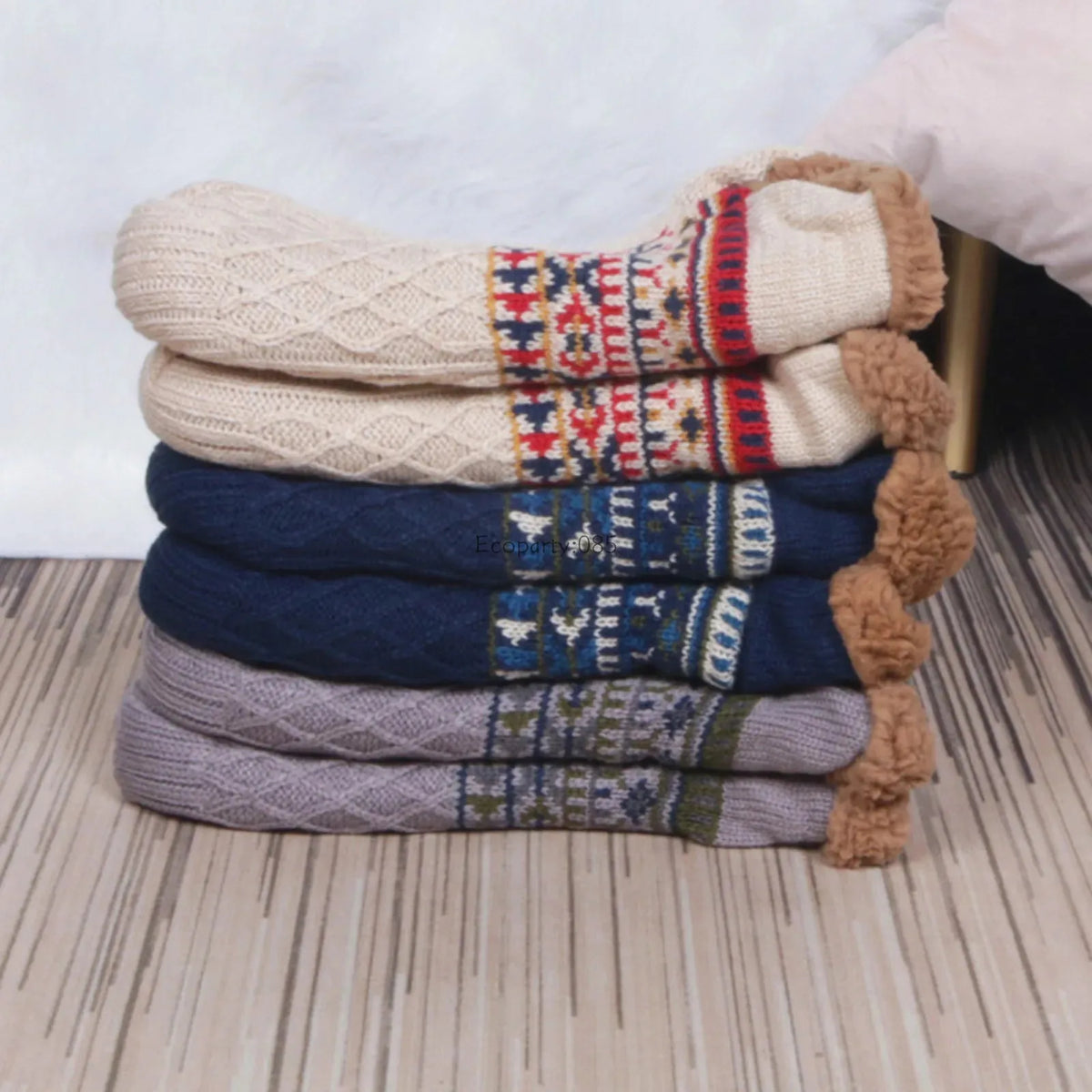 Non-Slip Socks – Warm Fleece Winter Floor Socks