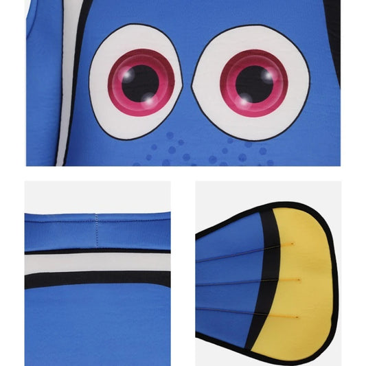 Adult Clownfish Costume Unisex Jumpsuit for Halloween Cosplay