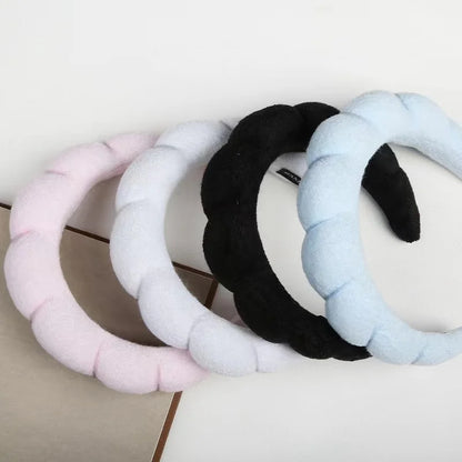 Face Wash Headband Set with Wristbands for Skincare & Makeup