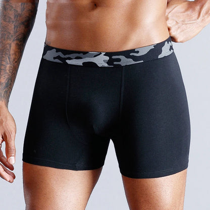 Men's Cotton Boxer Shorts Stretch Underwear Printed Design