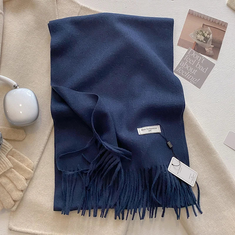 Women’s Winter Scarf – Warm Wool Blend Wrap for Cold Weather