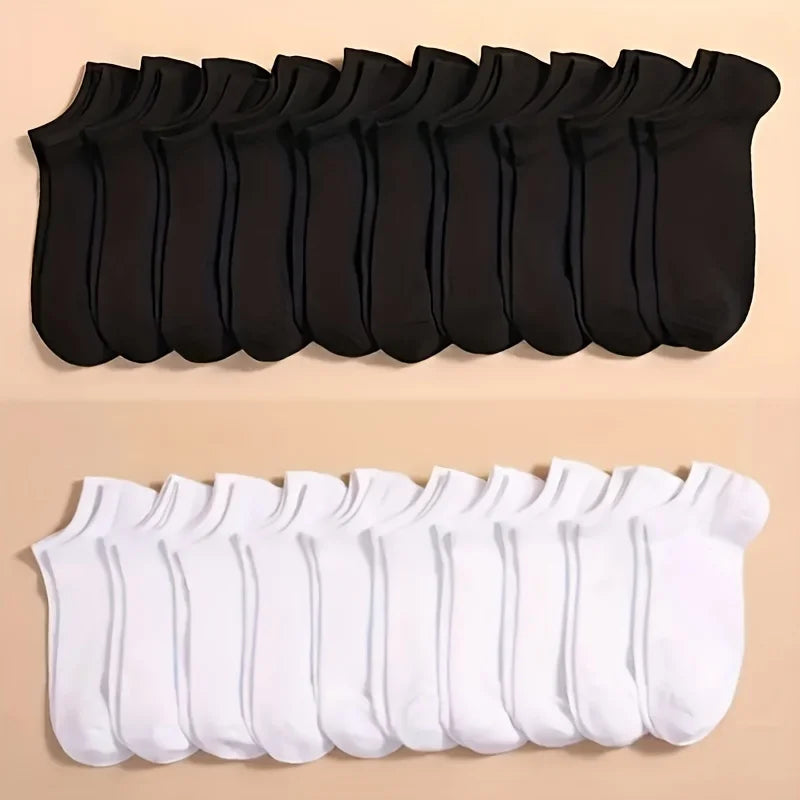 Men's Casual Socks Soft Breathable Low Cut Everyday Socks