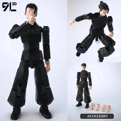 Poseable Action Figure 14cm 3D Printed Collectible Model