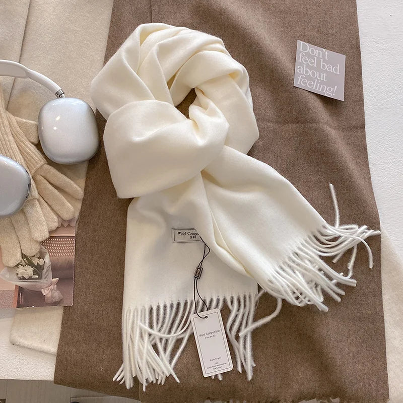 Women’s Winter Scarf – Warm Wool Blend Wrap for Cold Weather