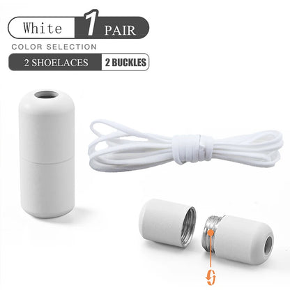 No Tie Shoelaces Elastic Quick Lock Laces for Kids & Adults