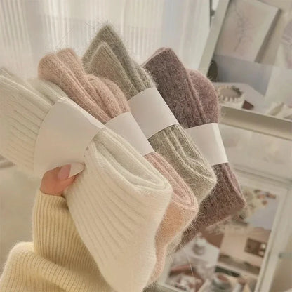 Women's Winter Socks Warm Long Thermal Mid Tube Socks