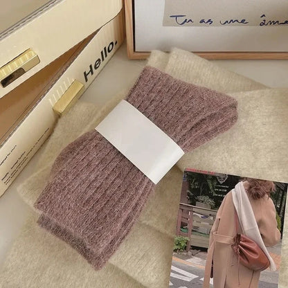 Women's Winter Socks Warm Long Thermal Mid Tube Socks