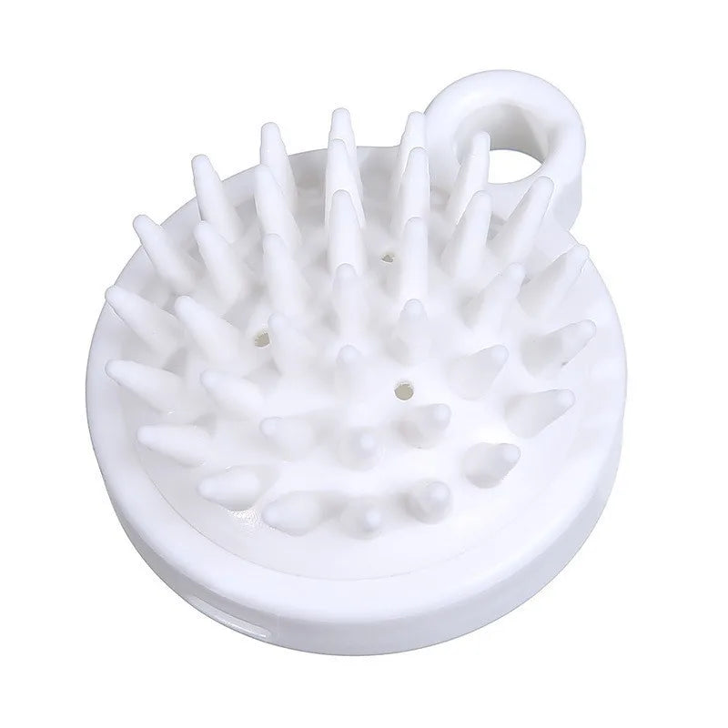 Silicone Shampoo Brush Scalp Massage Hair Washing Brush