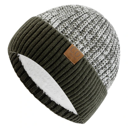 Winter Beanie – Unisex Warm Fur-Lined Knitted Hat