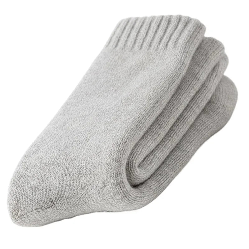 Men's Winter Socks Thick Warm Wool Blend Cold Weather Socks