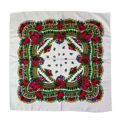 Women's Square Scarf, 70×70cm Printed Head Scarf and Bandana