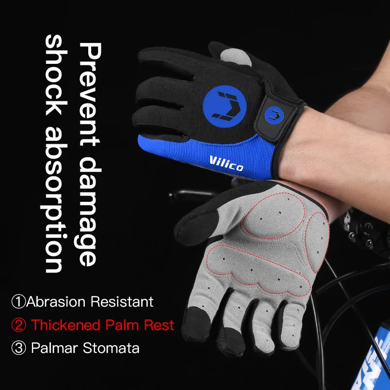 Cycling Gloves Full Finger Touchscreen MTB Road Bike Gloves