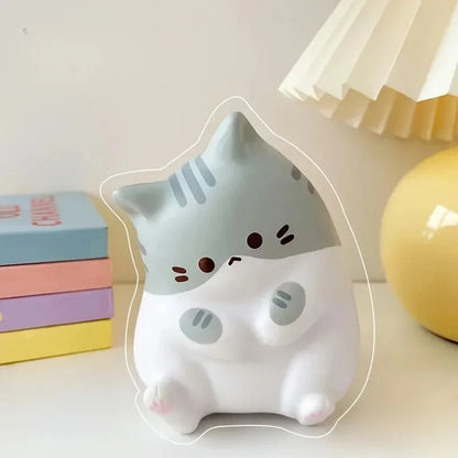 Cat Squeeze Toy, Soft Slow-Rise Fidget Ball for Kids & Adults