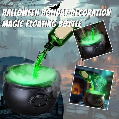 Halloween Witch Cauldron with LED Lights and Fog Effect